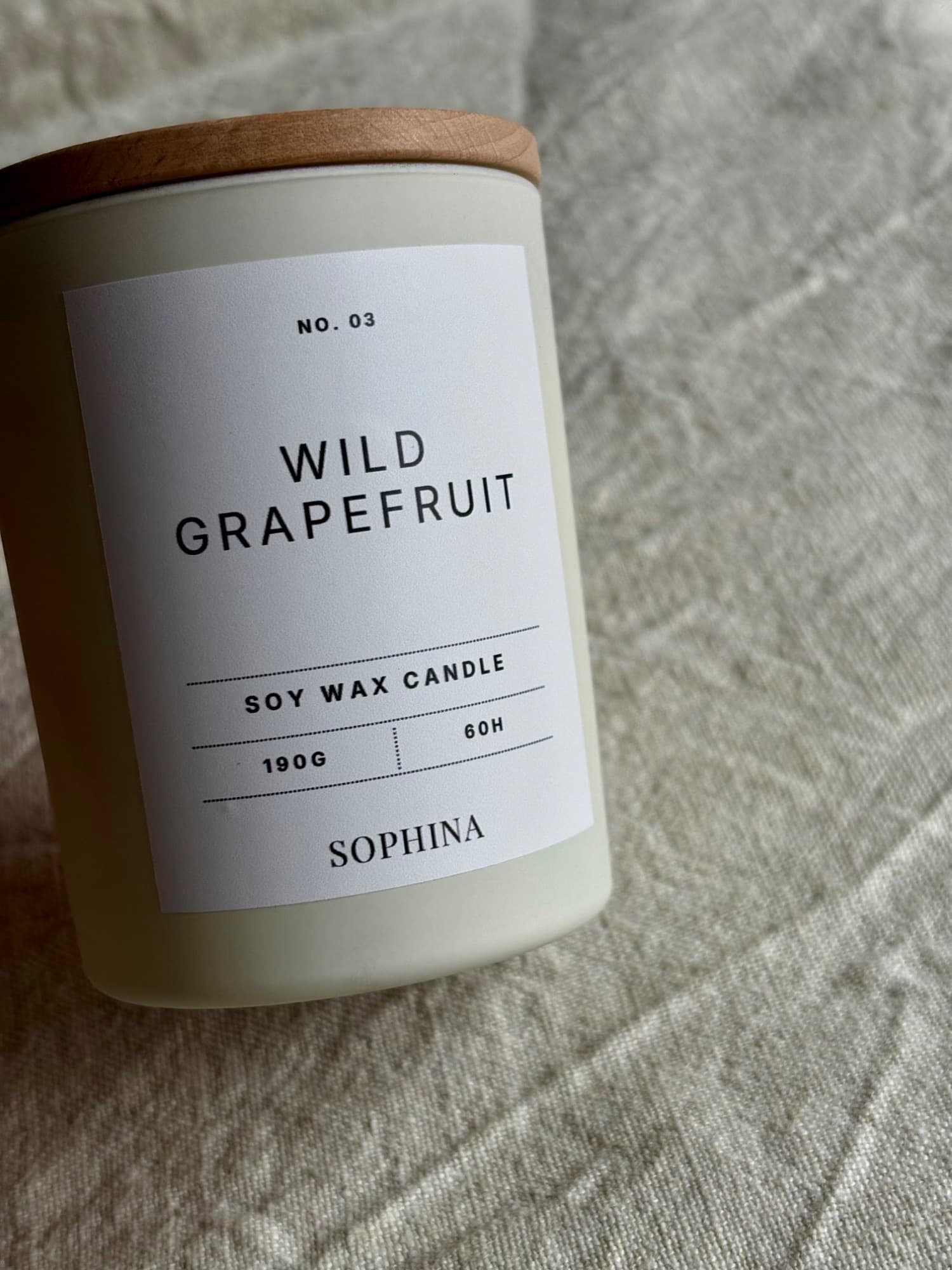 Wild Grapefruit, Świece Sojowe
