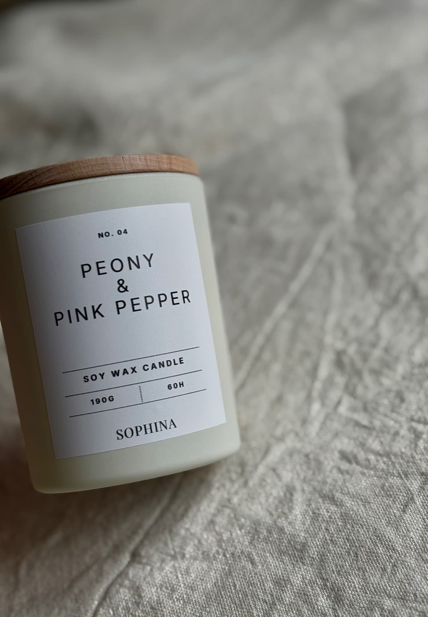 Peony & Pink Pepper, Świece Sojowe